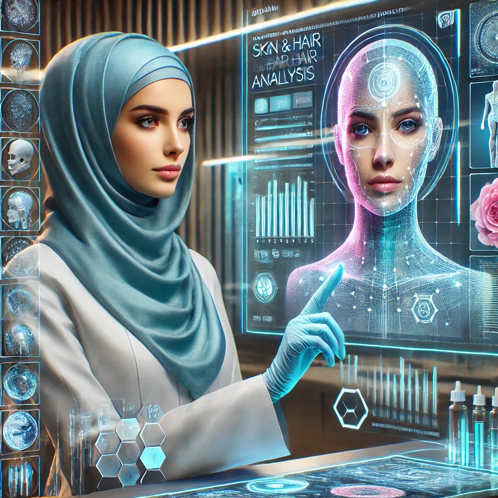 چکاپ و آنالیز پوست و مو با هوش مصنوعی